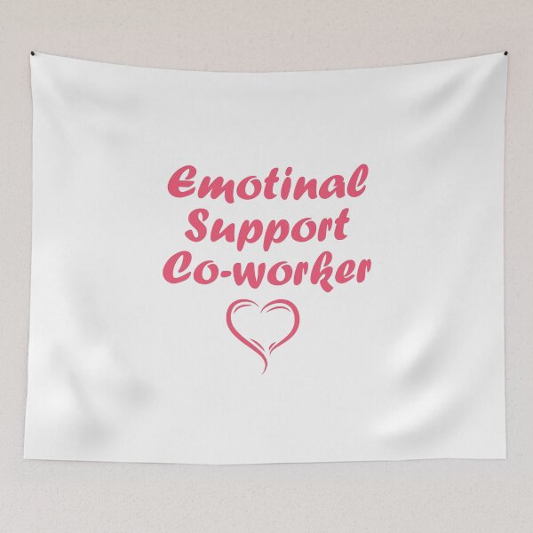 Item preview, Work Bestie gifts quote emotional support co-worker designed and sold by MortalRight.