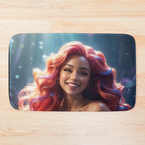 Item preview, Sirenas Smiling Arcoiris Mermaid  designed and sold by SirenasWorld.