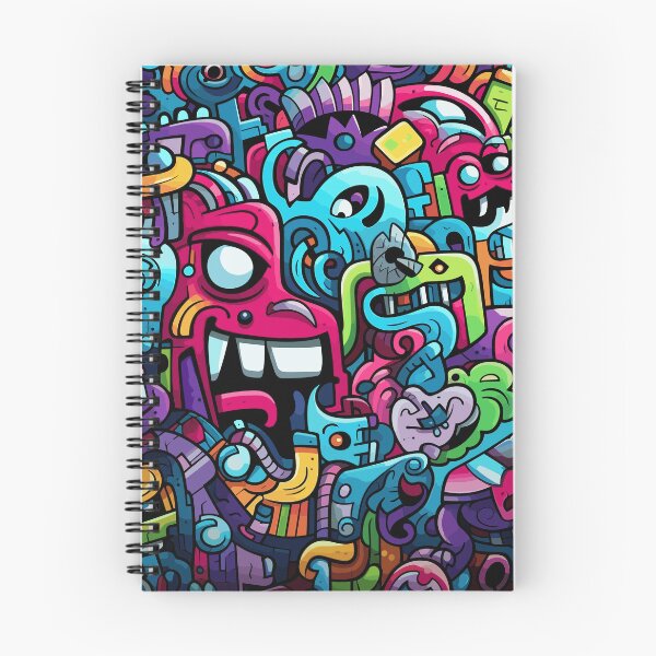 Item preview, Futuristic Colorful Graffiti Pattern designed and sold by ChelaDesigns.