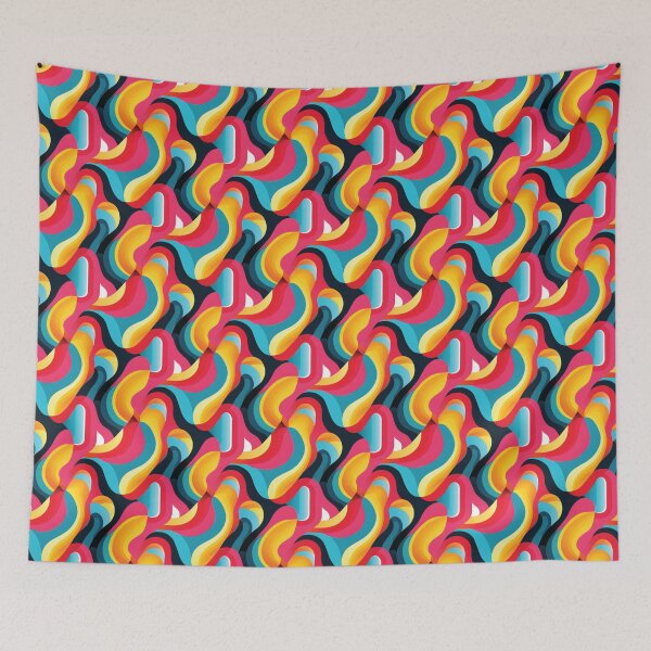 Item preview, Vibrant, Retro Colorful, Abstract Design designed and sold by RRMStudios.
