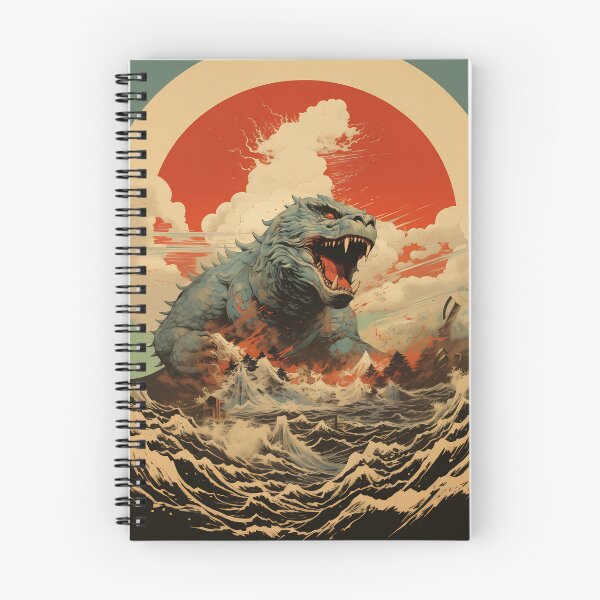 Item preview, Raging Godzilla in Ocean #1 designed and sold by Godzilla Shop.