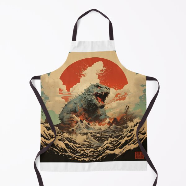 Item preview, Raging Godzilla in Ocean #1 designed and sold by Godzilla Shop.