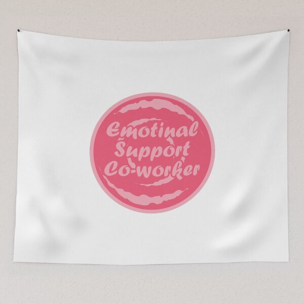 Item preview, Work Bestie gifts quote emotional support co-worker designed and sold by MortalRight.
