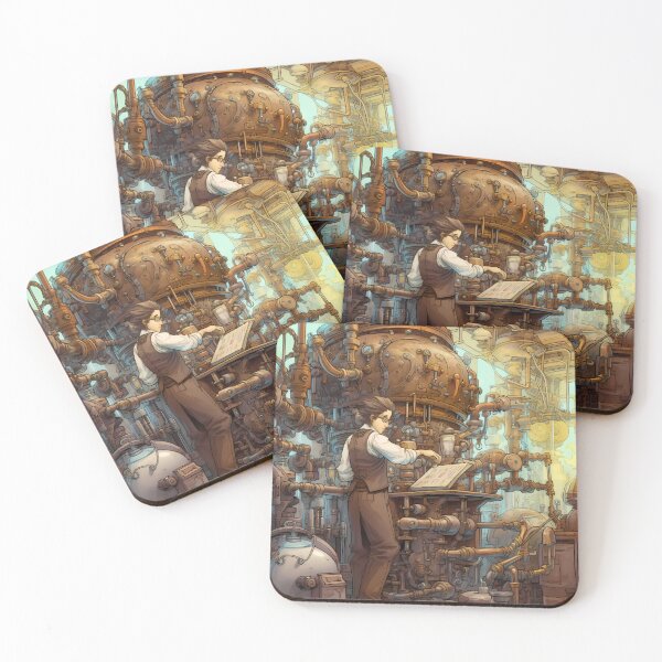 Item preview, Scientist in a Victorian Laboratory designed and sold by GalacticLabs.