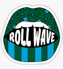 Roll Wave Lips Sticker