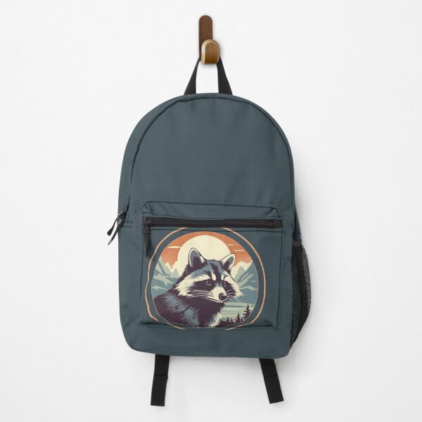 Item preview, Vintage Oklahoma Raccoon Illustration | Nature Art designed and sold by InkedBeasts.