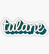 Tulane Retro Sticker