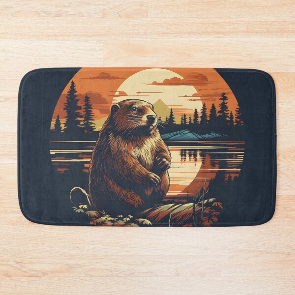 Artikelvorschau, Vintage Oregon Biber Illustration | Naturkunst aus dem PNW entworfen und verkauft von InkedBeasts.