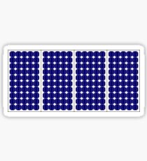 Sonnenkollektor-Design Sticker
