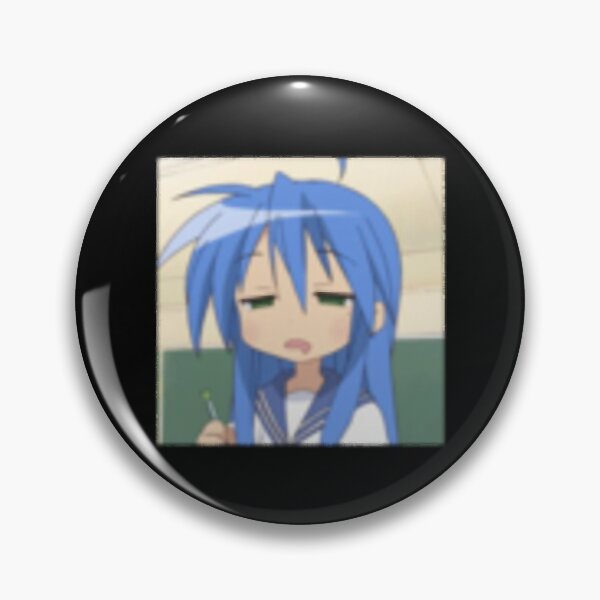 I made these emo konata pins! : r/luckystar