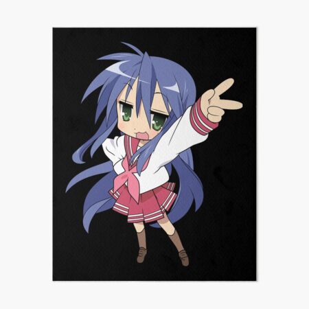 Konata Izumi Lucky Star anime Art Board Print for Sale by Ayako.exe ♡︎