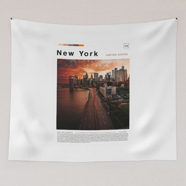Item preview, New York  poster landscape designed and sold by paulrommer.
