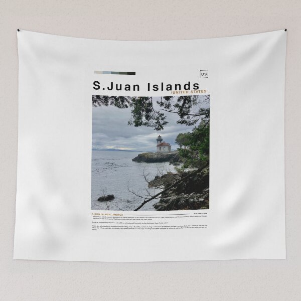 Item preview, San Juan Islands  poster landscape designed and sold by paulrommer.