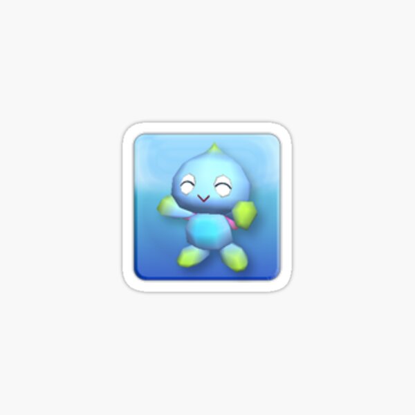 Item preview, Chao Icon Sticker designed and sold by Pixelcole.