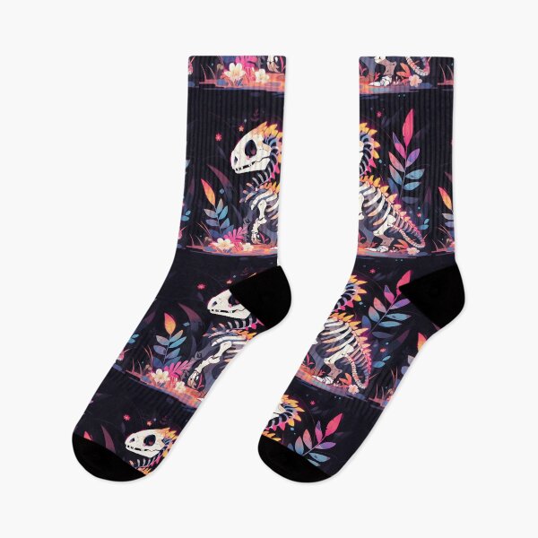 Item preview, Colourful dino skeleton  designed and sold by HydraDreams.