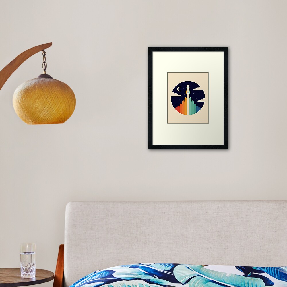 Up Framed Art Print