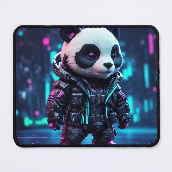 Item preview, chibi cute hyper realistic futuristic soldier panda designed and sold by Prantik-Konar.