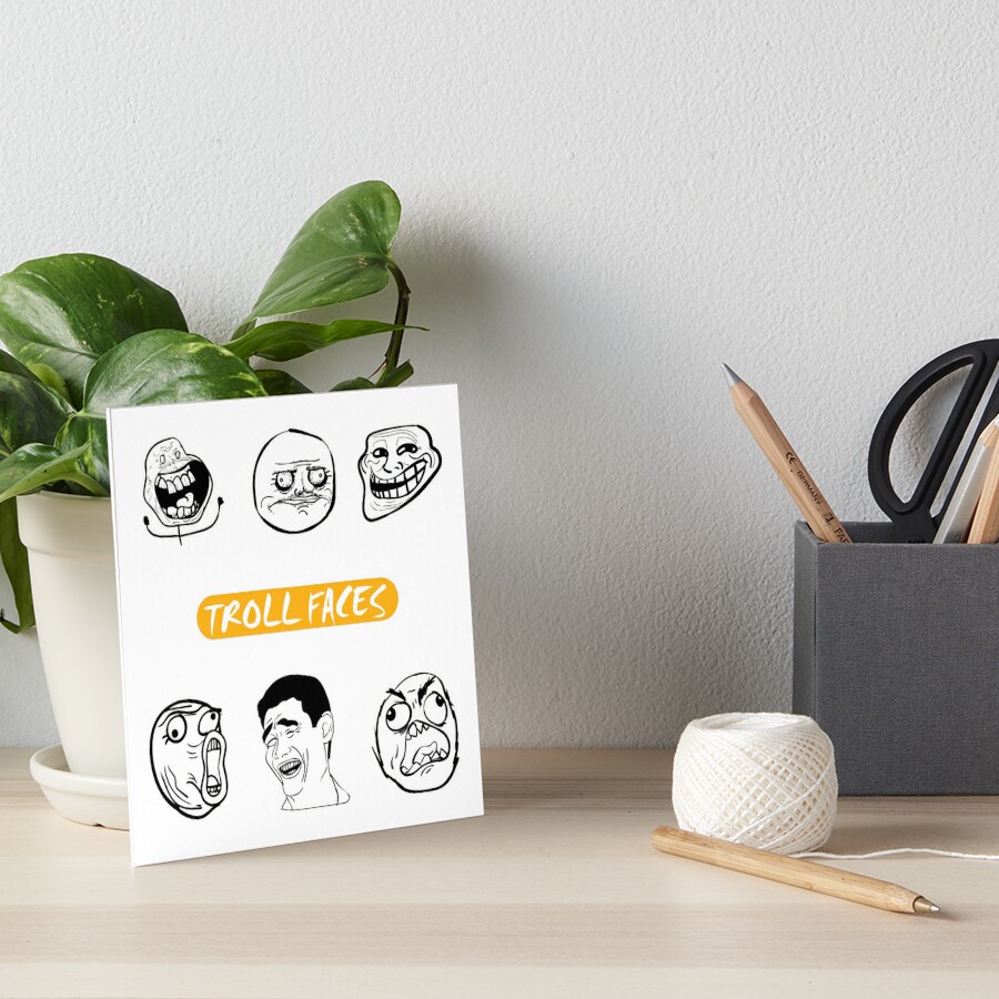 Troll Face Collection, Troll Face Set, Troll Face Pack | Baby One-Piece