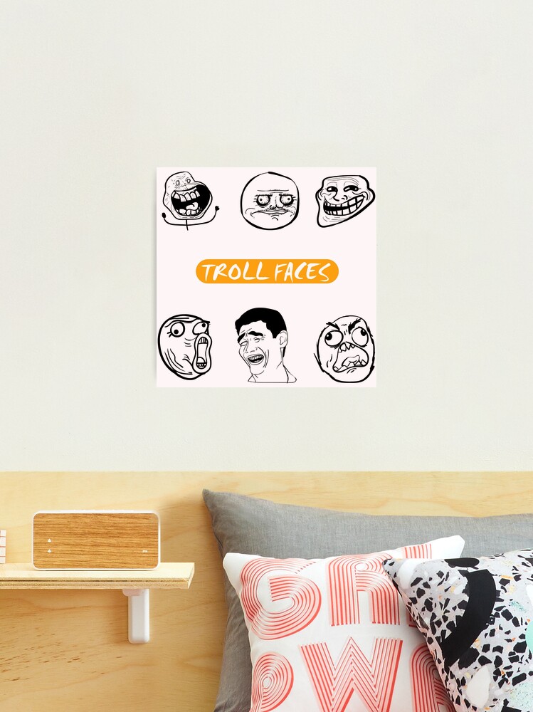 Troll Face Collection, Troll Face Set, Troll Face Pack Sticker