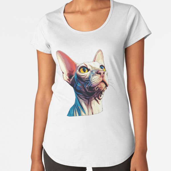 Designer T-shirt for Cat  The North Face T-shirt for Sphynx