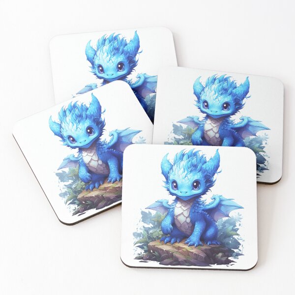 Item preview, Cute Blue Baby Dragon designed and sold by shadowalice.