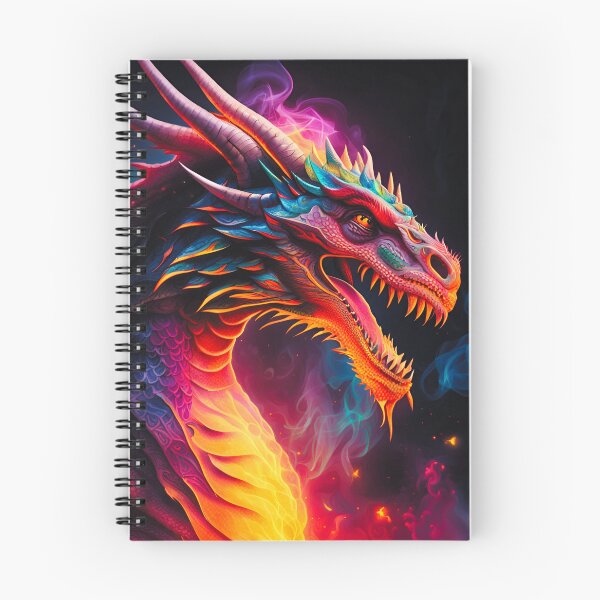 Item preview, Dragón mítico vibrante designed and sold by WitchyWare.