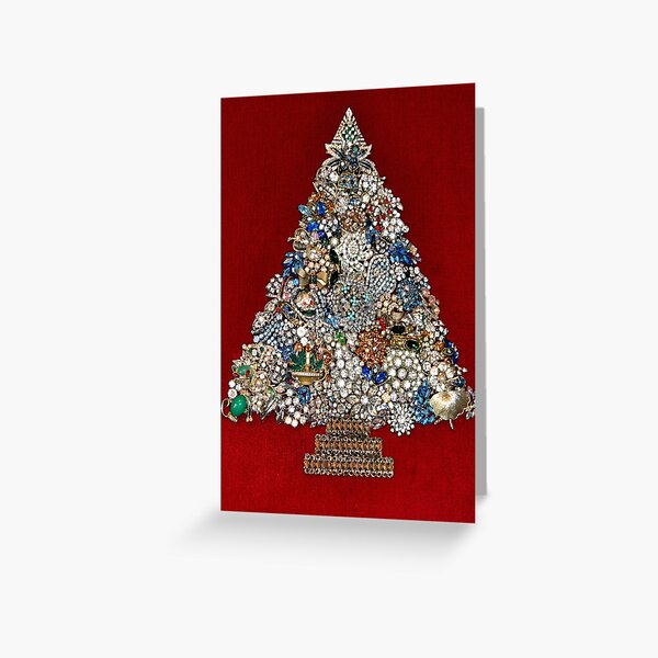 Item preview, Vintage Jewelry Christmas Tree designed and sold by Karol Franks.