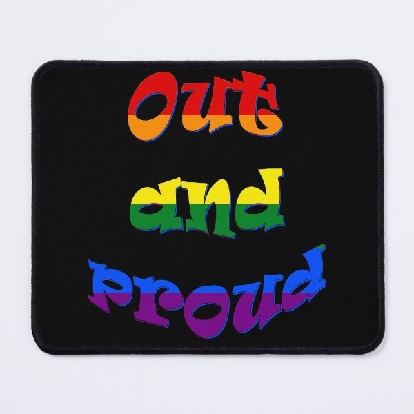 Item preview, Out And Proud Quote LGBTQIA designed and sold by taiche.