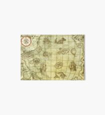 Sea Monsters Map Art Board