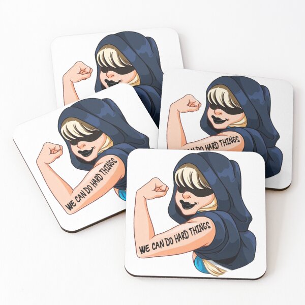Item preview, we can do hard things sticker designed and sold by maximinano100k.