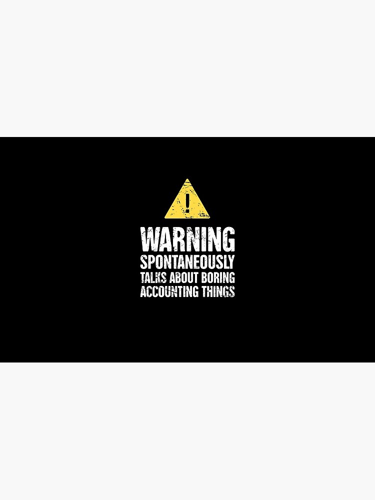 "Funny Accounting Warning Sign Gift For Accountant" Coffee Mug for