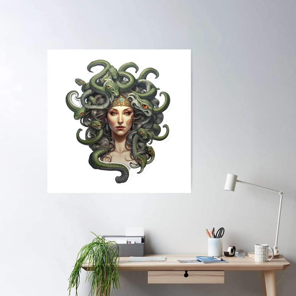 Woman Snakes Hair Stock Illustrations – 290 Woman Snakes Hair