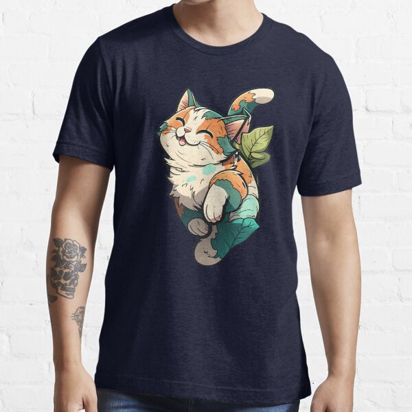 Item preview, Joyful Cat - Adorable T-Shirt for Feline Lovers designed and sold by pandaHe.