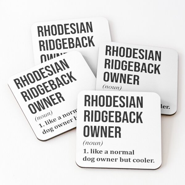 Item preview, Rhodesian Ridgeback Dog Owner Definition designed and sold by XCIV.