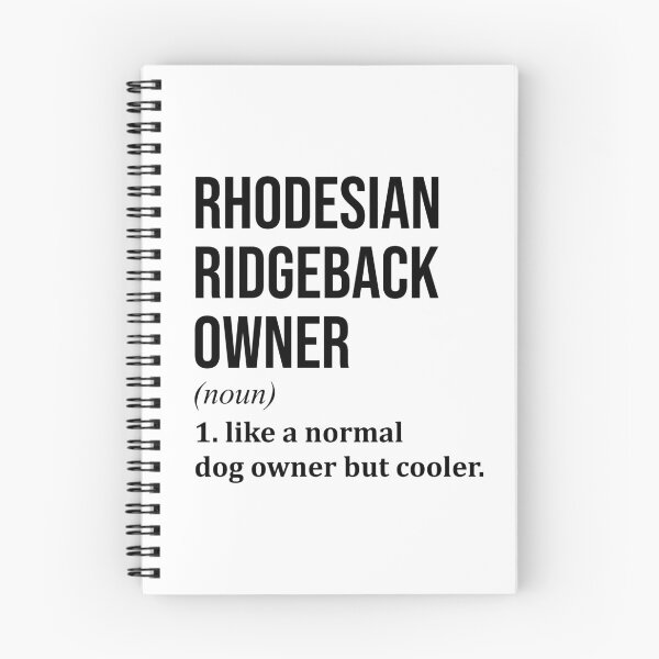 Aperçu de l'œuvre Définition du propriétaire du chien Rhodesian Ridgeback créée et vendue par XCIV.