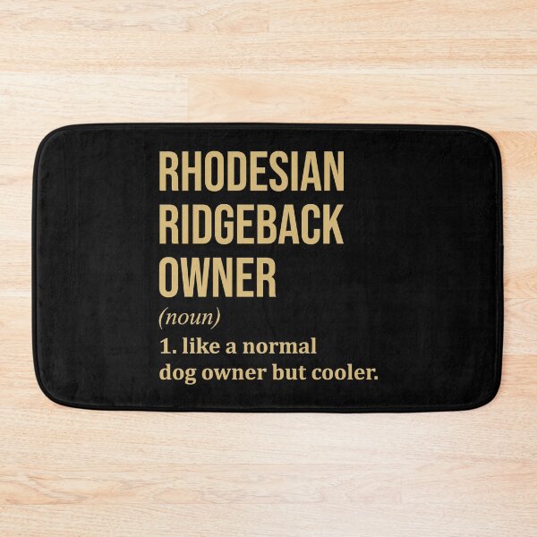 Item preview, Rhodesian Ridgeback Dog Owner Definition in Gold designed and sold by XCIV.