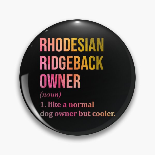 Item preview, Rhodesian Ridgeback Dog Owner Definition in Watercolor designed and sold by XCIV.