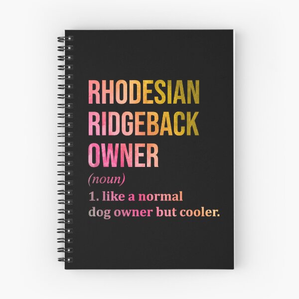 Item preview, Rhodesian Ridgeback Dog Owner Definition in Watercolor designed and sold by XCIV.