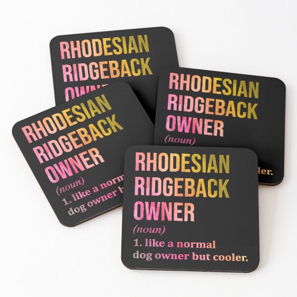 Item preview, Rhodesian Ridgeback Dog Owner Definition in Watercolor designed and sold by XCIV.