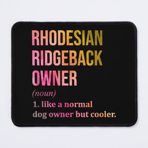 Item preview, Rhodesian Ridgeback Dog Owner Definition in Watercolor designed and sold by XCIV.
