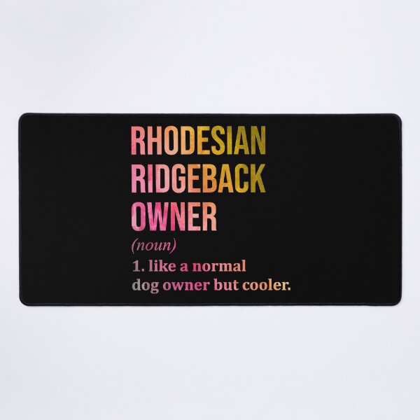 Item preview, Rhodesian Ridgeback Dog Owner Definition in Watercolor designed and sold by XCIV.