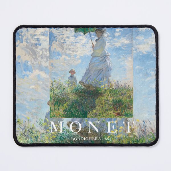 Item preview, Claude Monet's Madam Monet and her son by claude monet posters (1875) designed and sold by AndromedaWeb.