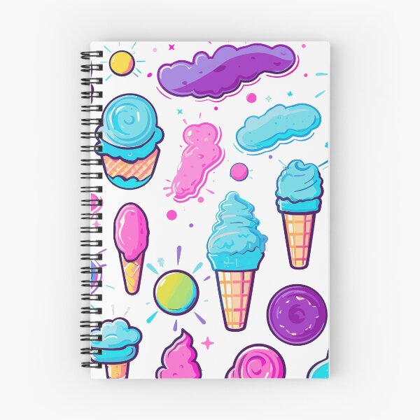 Item preview, Cute Summer Ice Cream Pattern Popcicle Vaporwave designed and sold by ChelaDesigns.