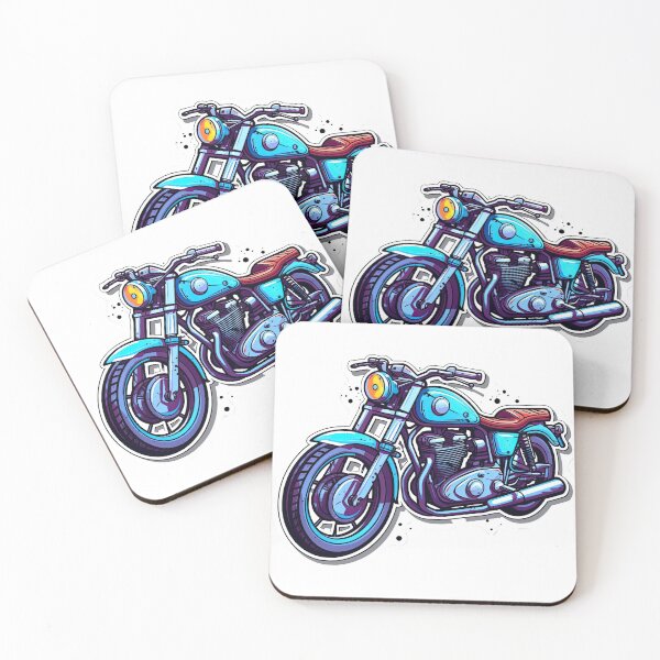 Item preview, Blue motorcycle designed and sold by abmkf.