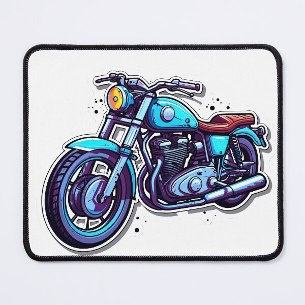 Item preview, Blue motorcycle designed and sold by abmkf.