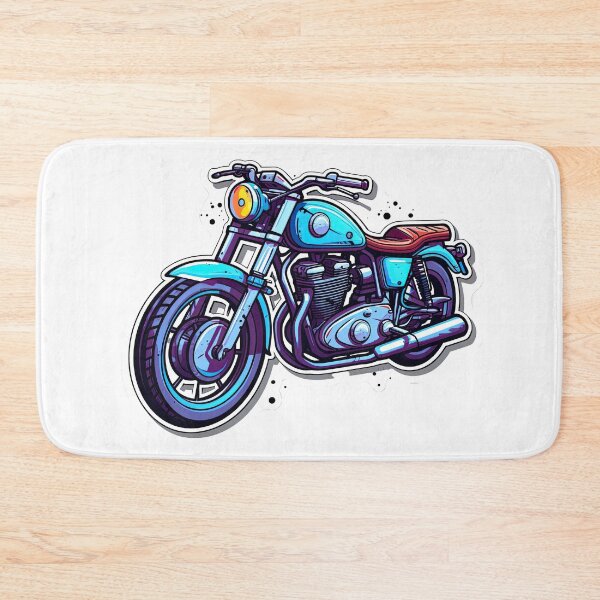 Item preview, Blue motorcycle designed and sold by abmkf.