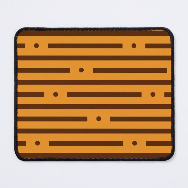 Item preview, Abstract: Dots and dashes: Dark Orange On Light Orange designed and sold by TheScraggyBeard.