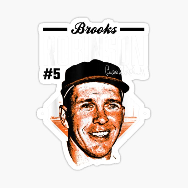 Brooks Robinson #5 Jersey Number Sticker for Sale by StickBall