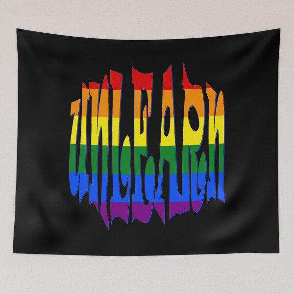 Item preview, Unlearn Openminded Receptive LGBTQIA Pride Quote  designed and sold by taiche.