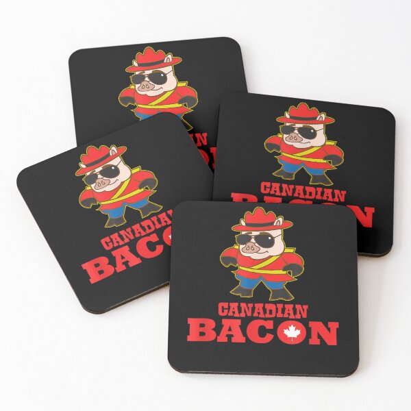 Item preview, Canadian BaconPolice Pig Canada Humor designed and sold by GaryWilli1.